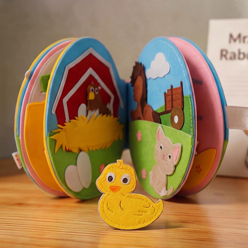 Montessori Wooden Rabbit Shape Sorting Puzzle Toy