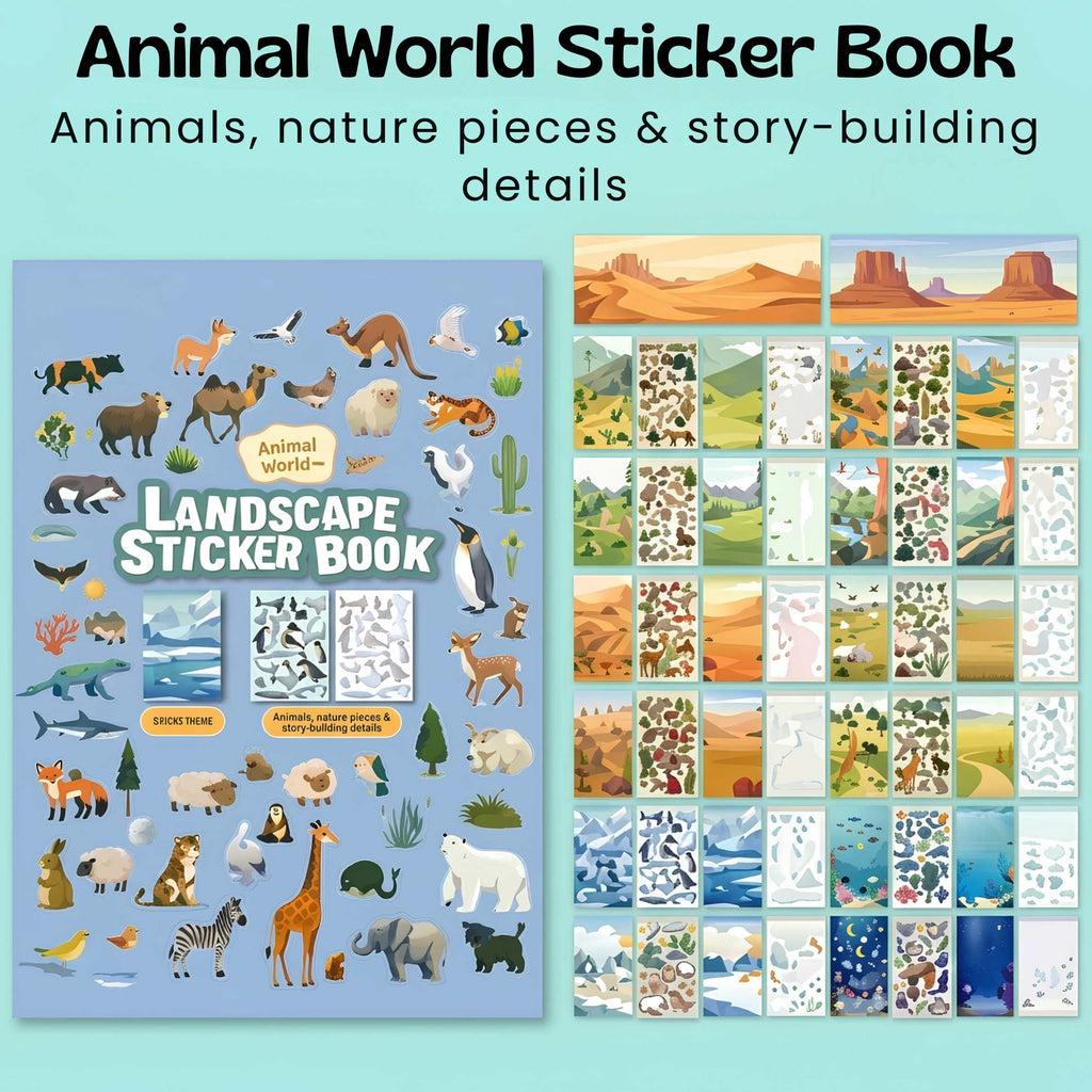 Adventure Sticker Book for Kids