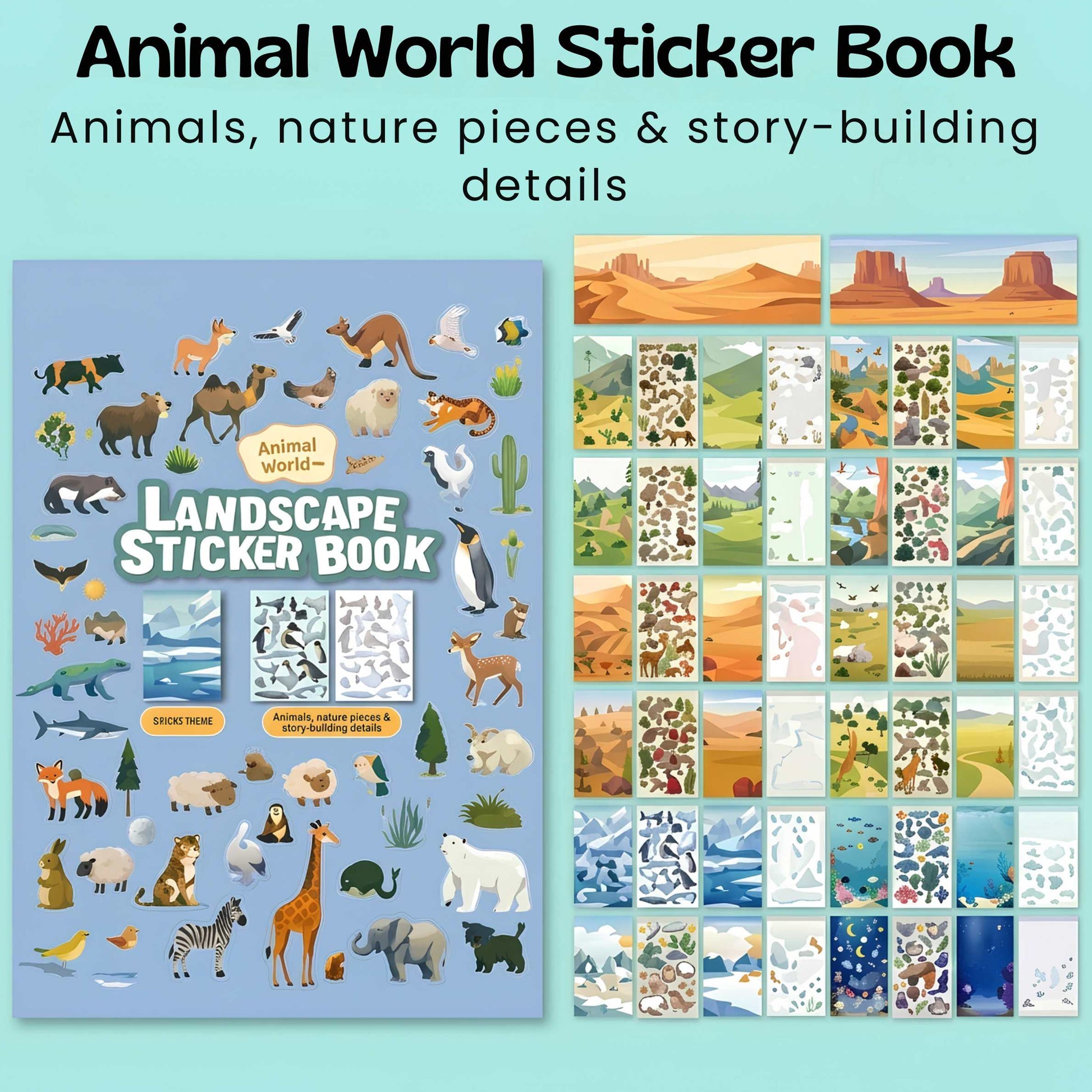 Adventure Sticker Book for Kids