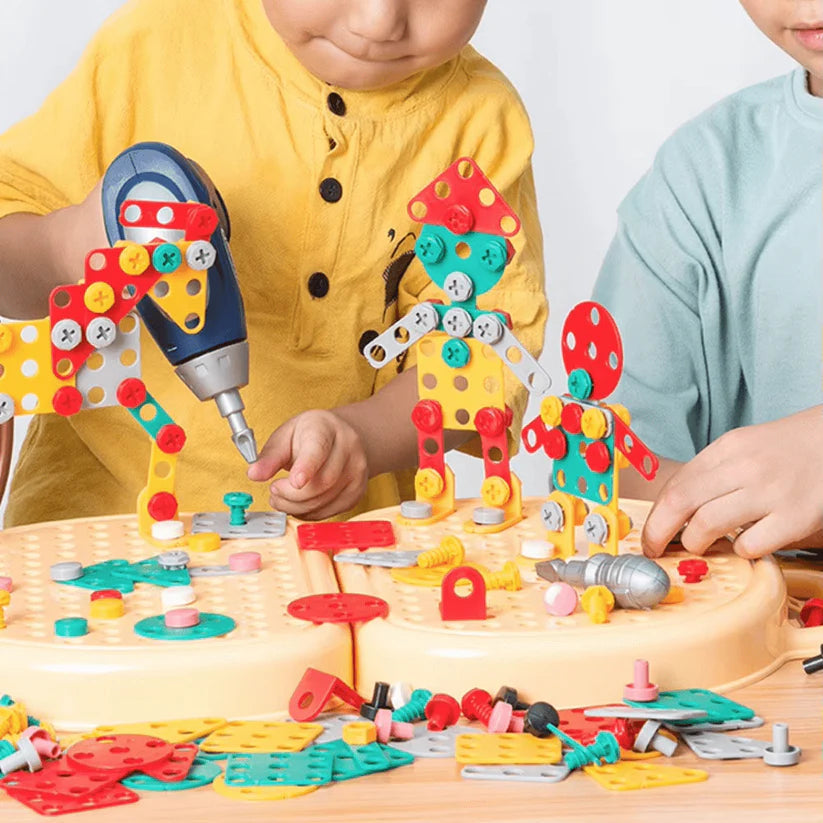 Montessori DIY Little Engineer Wooden Tool Box Set