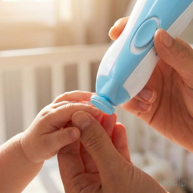 Baby Electric Nail Trimmer Safe Grooming Tool for Infants
