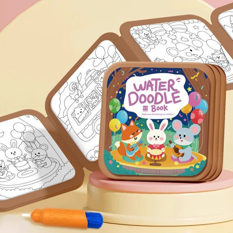 Reusable Water Drawing Book for Mess-Free Colouring