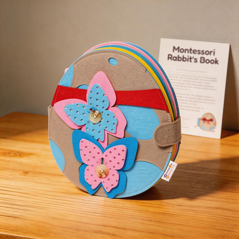 Montessori Wooden Rabbit Shape Sorting Puzzle Toy