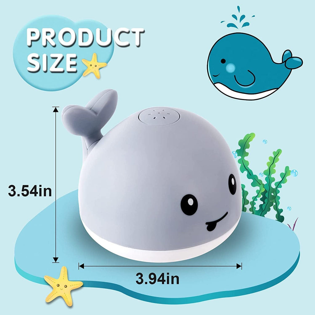 Baby Bath Light Up Whale Sprinkler