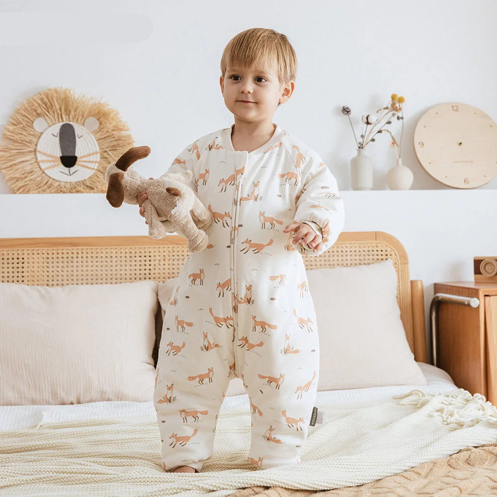 Kids Dinosaur Winter Sleeping Bag Sleep Sack Warm Baby Sleepwear