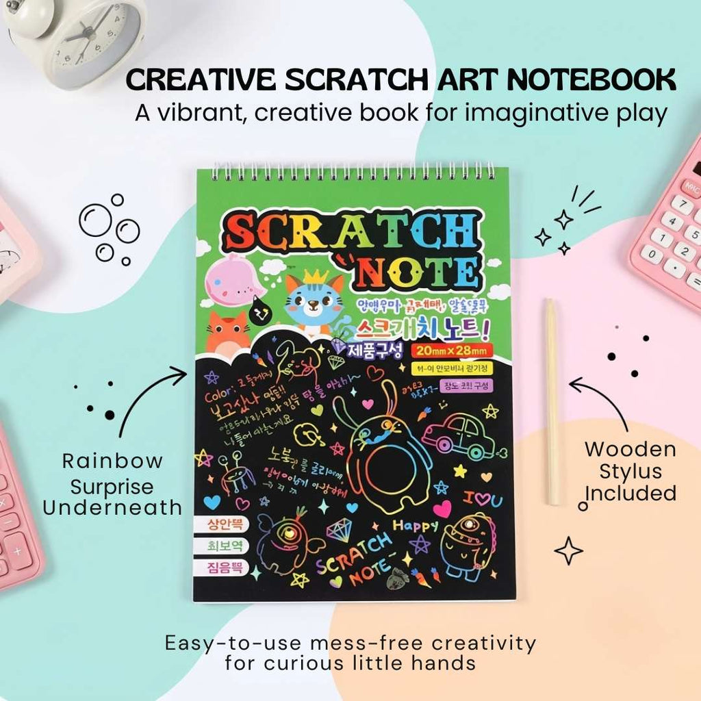 RainbowReveal Scratch Art Kit