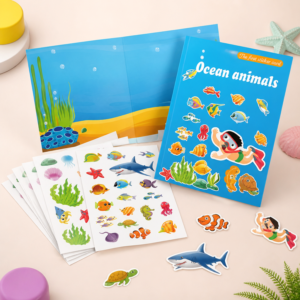 Reusable MiniScene Sticker Book