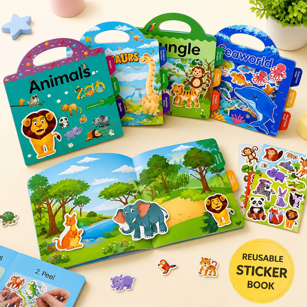 Reusable Sticker Book