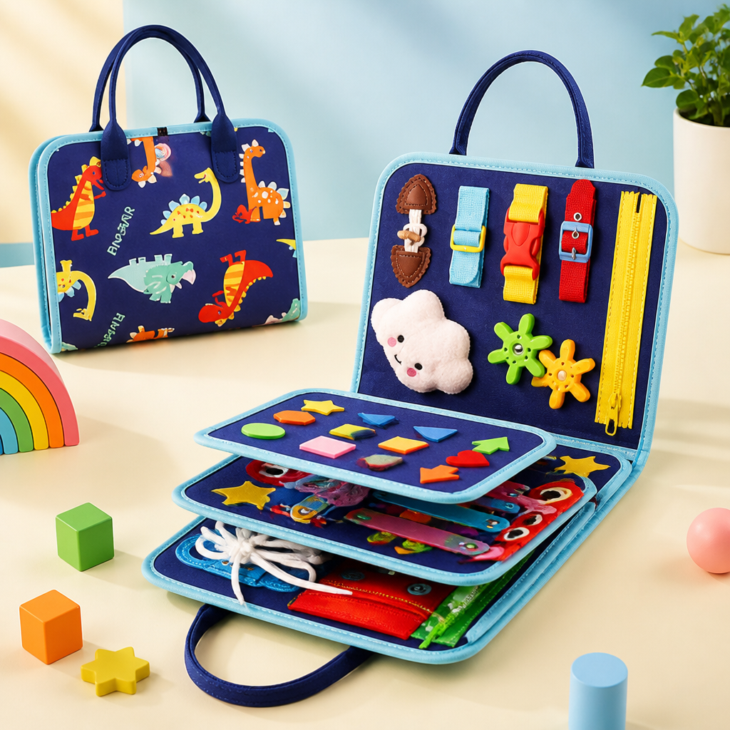 Montessori Busy Board for Kids