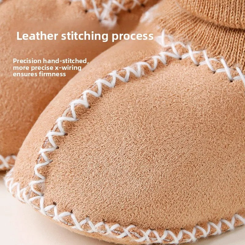 Cozy Knit Baby Booties