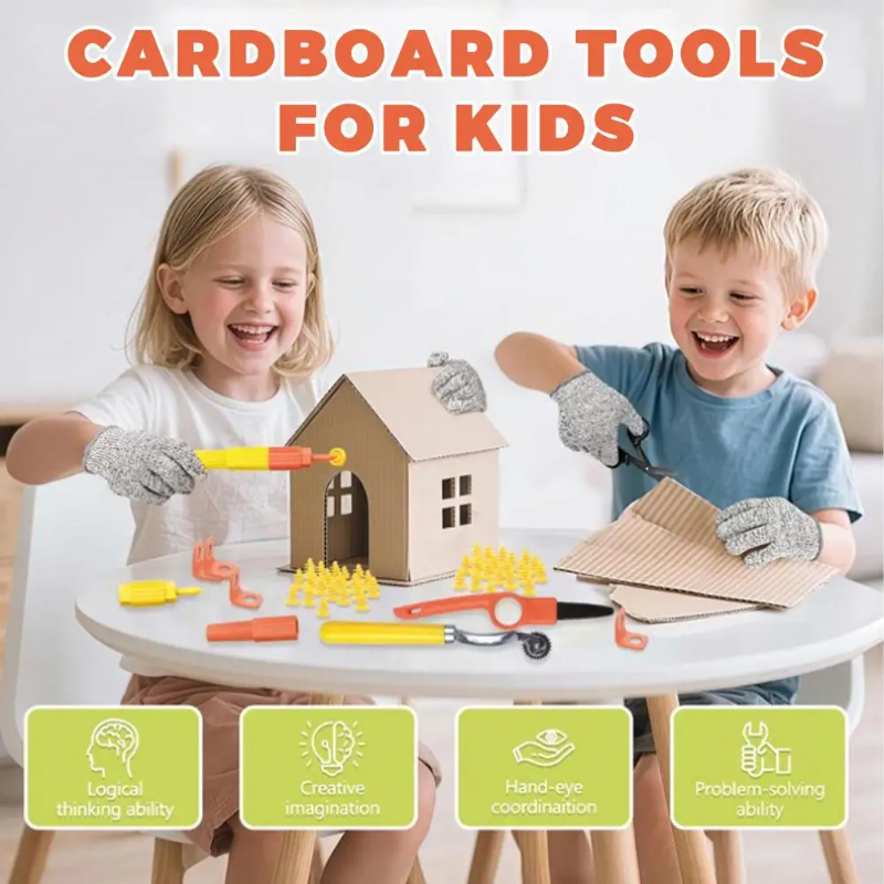 Ultimate Kids Cardboard Builder Tool Set