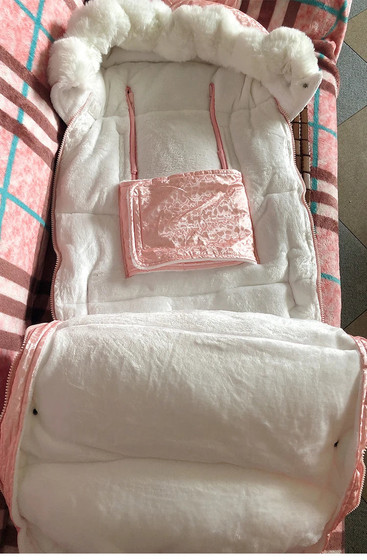 Velvet Baby Stroller Sleeping Bag