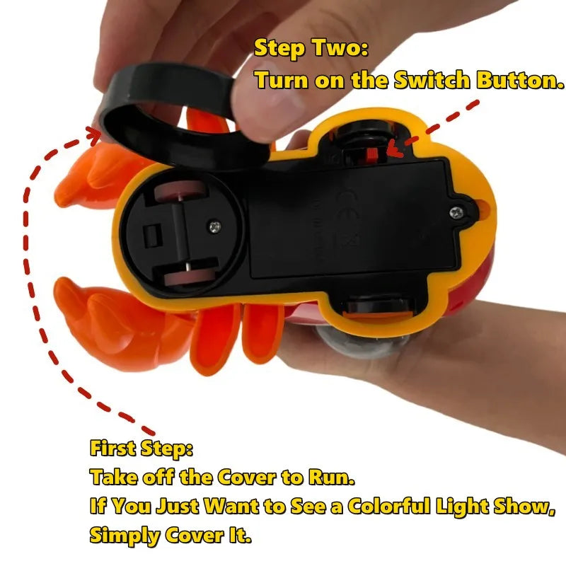 Interactive Crawling Crab Toy
