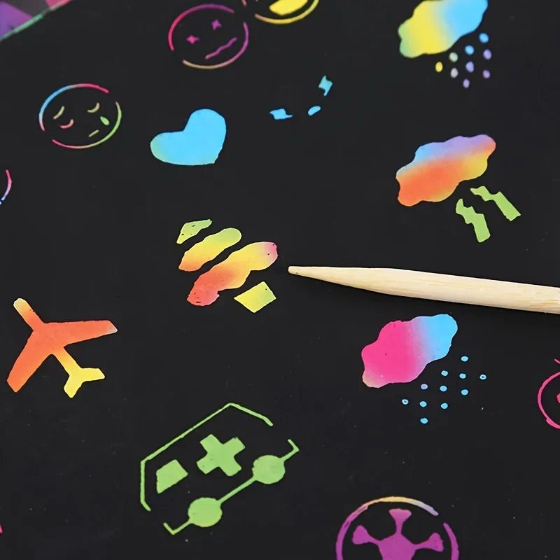 RainbowReveal Scratch Art Kit