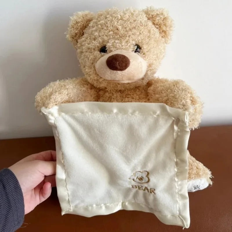 Peekaboo Musical Plush Bear Toy for Babies