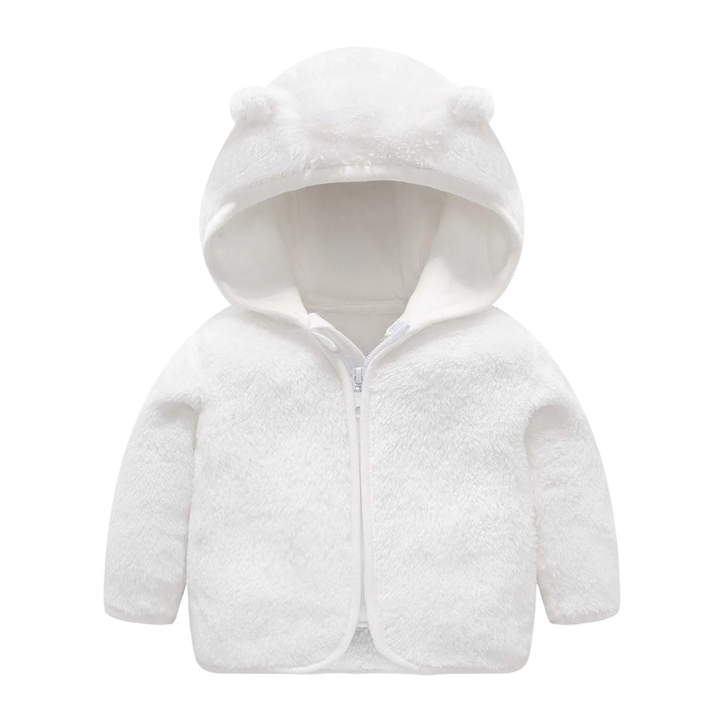 Soft Hooded Infant Winter Jacket For Babies 3-24 Months