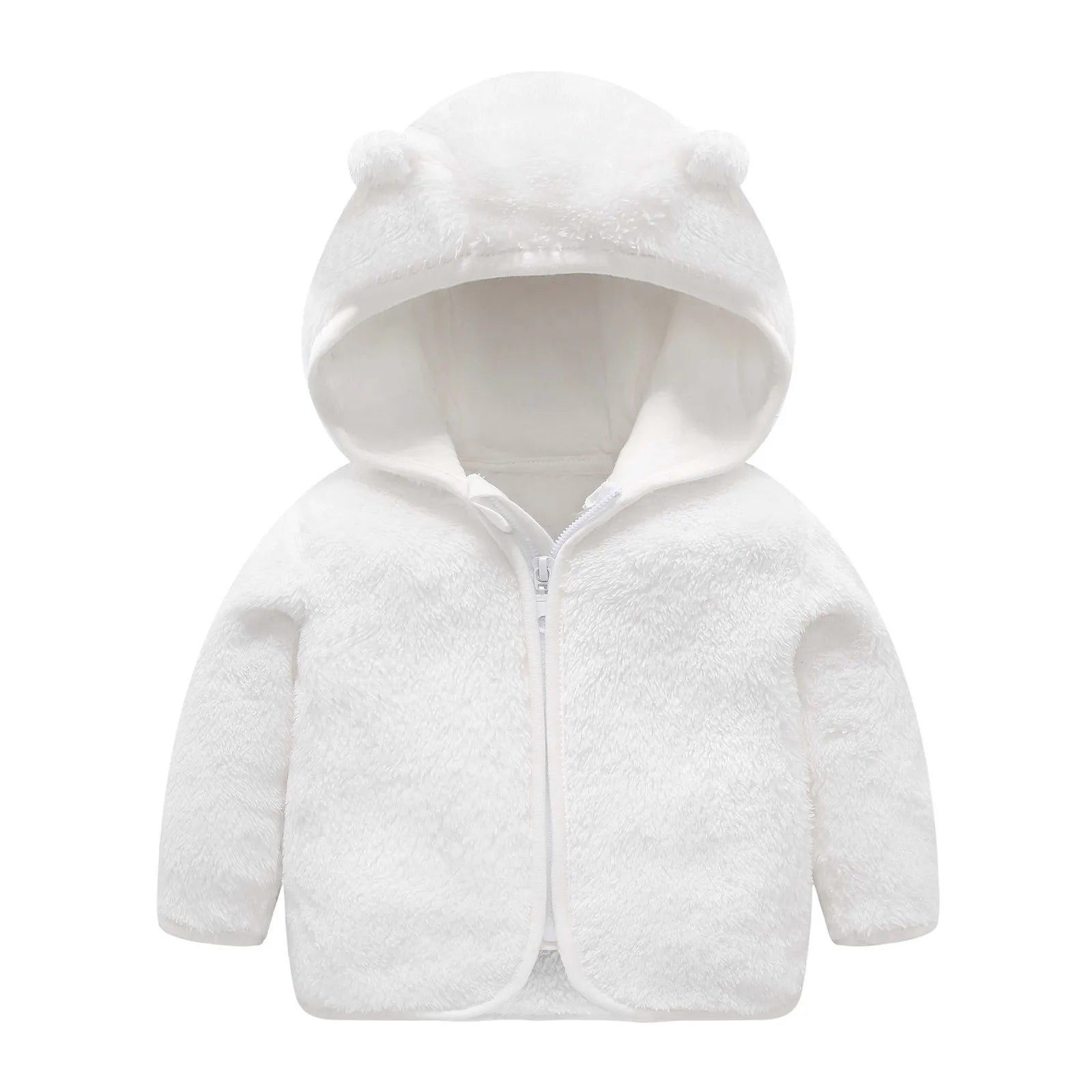 Soft Hooded Infant Winter Jacket For Babies 3-24 Months