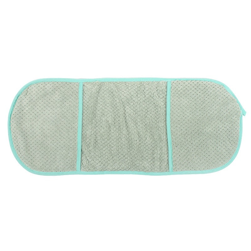 Pet absorbent towel, ultra-fine fiber bath towel, brown large gloves, cat and dog bath towel