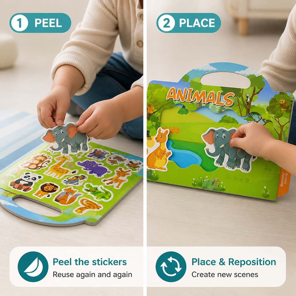 Reusable Sticker Book