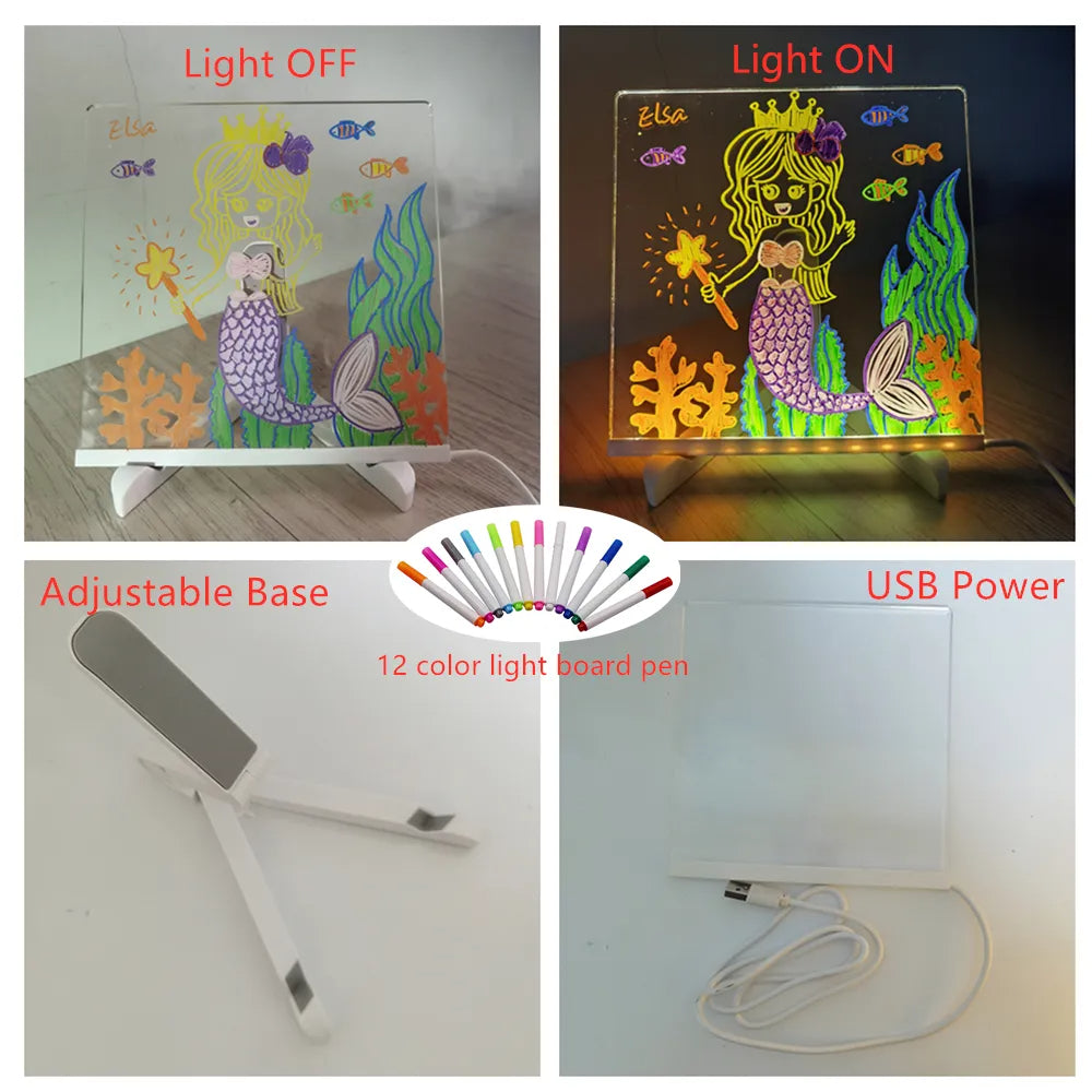 Drawing Light™ - Illuminated Fantasies - Drawing Board