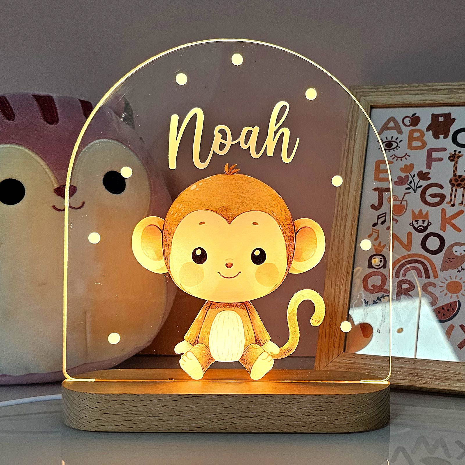 Personalized Cute Animal LED Night Light
