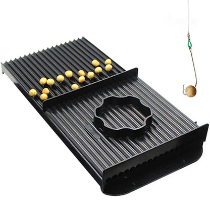 Boilie Roller Black Boilie Rolling Table Portable Funny Bait Maker Ball Making Fishing Pond Ball Bait Molding Machine Round Bait