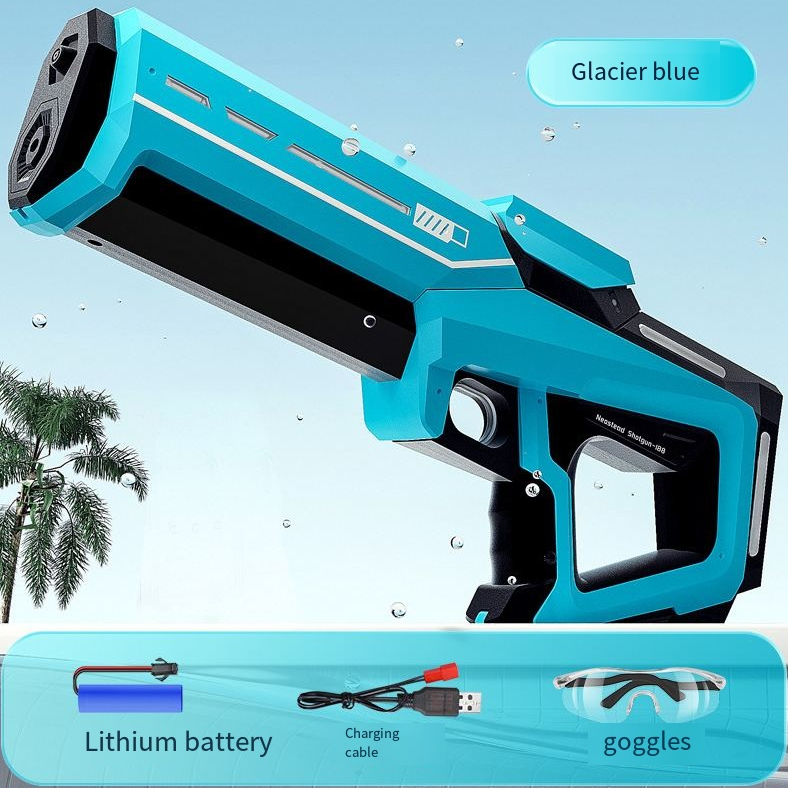 Pulse electric continuous automatic water absorption and strong water spraying high-pressure and large capacity water gun