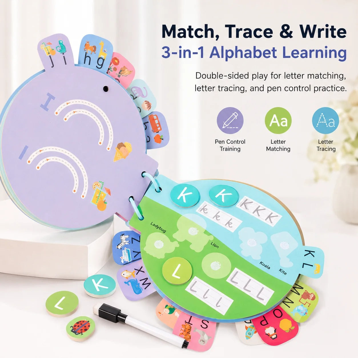 Interactive Alphabet Busy Book