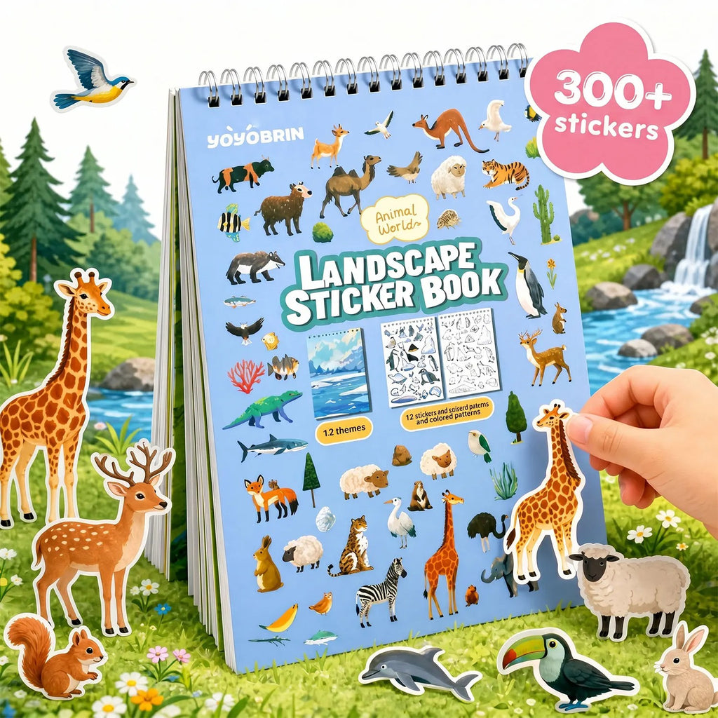 Adventure Sticker Book for Kids