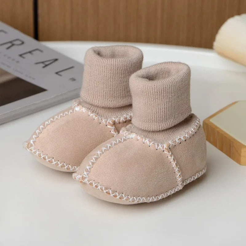 Cozy Knit Baby Booties