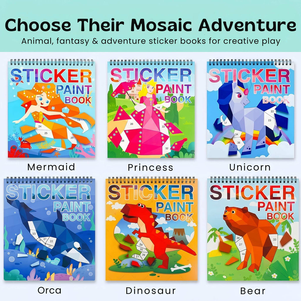 StickerPaint Art Book for Creative Kids