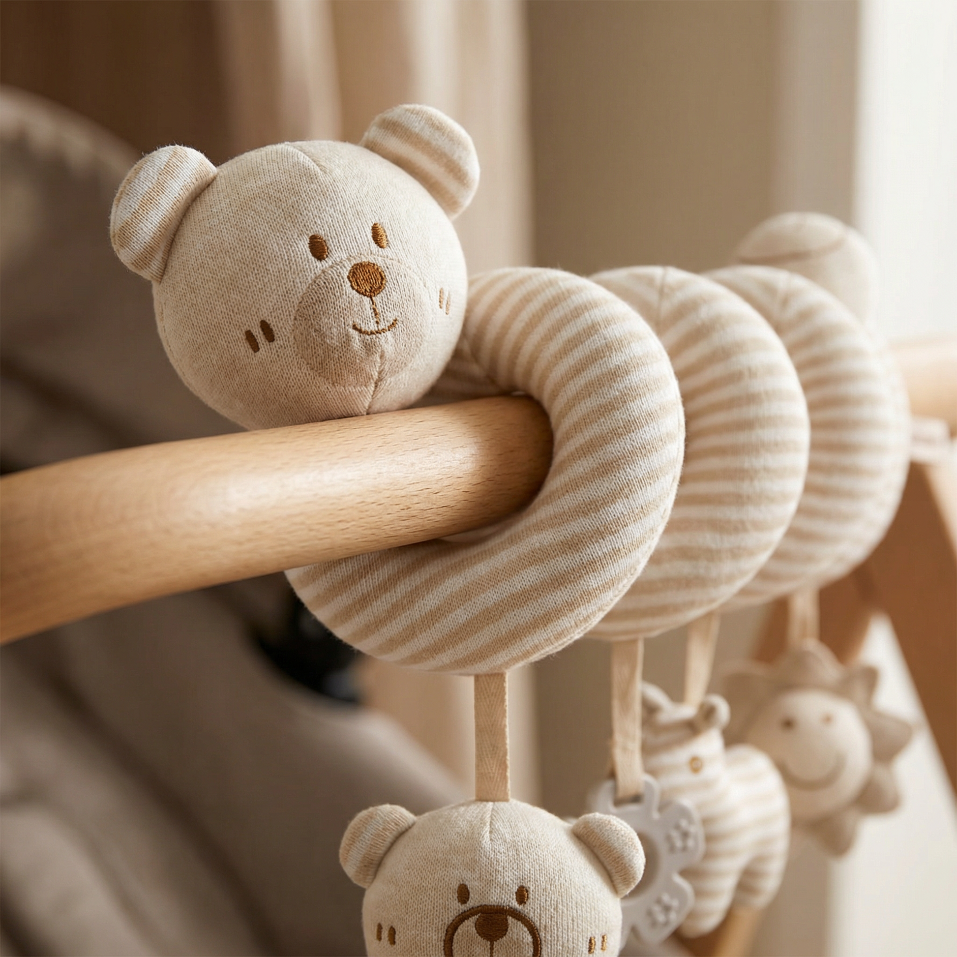 Organic Cotton Spiral Sensory Toy