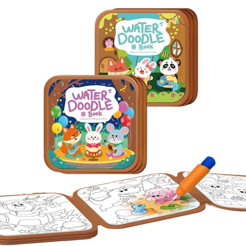 Reusable Water Drawing Book for Mess-Free Colouring
