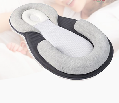 Baby Pillows for Sleeping,Baby Snuggle Nest Sleeper Lounger with Soft&Breathable Head Support Pillow