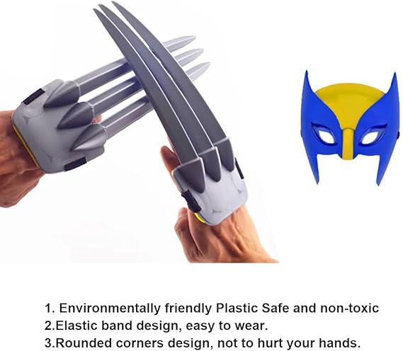 Kids Wolverine Superhero Cosplay Costume