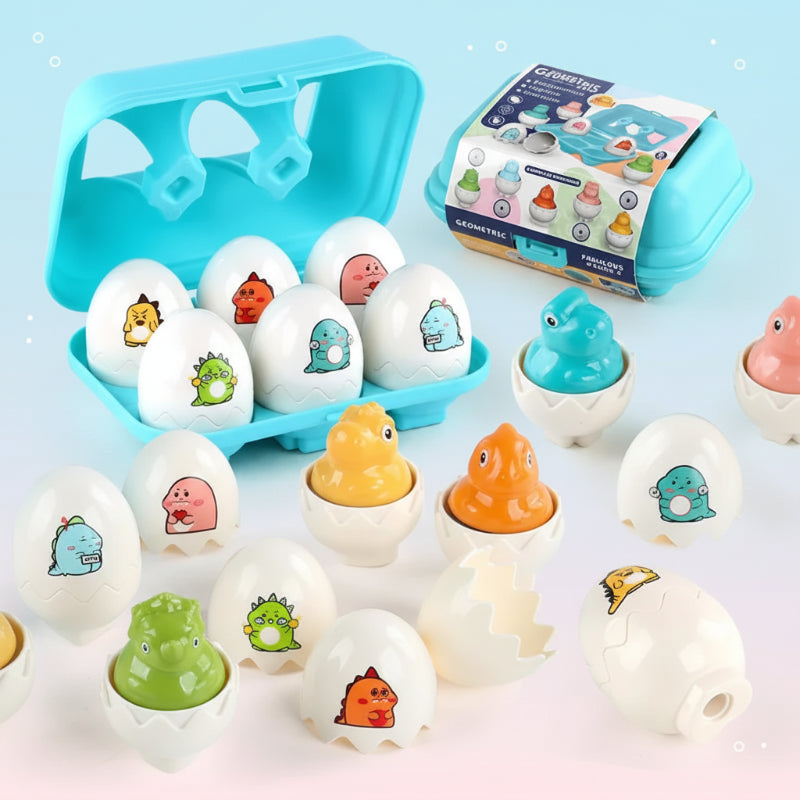 Montessori 3D Egg Sorting Puzzle Game for Kids