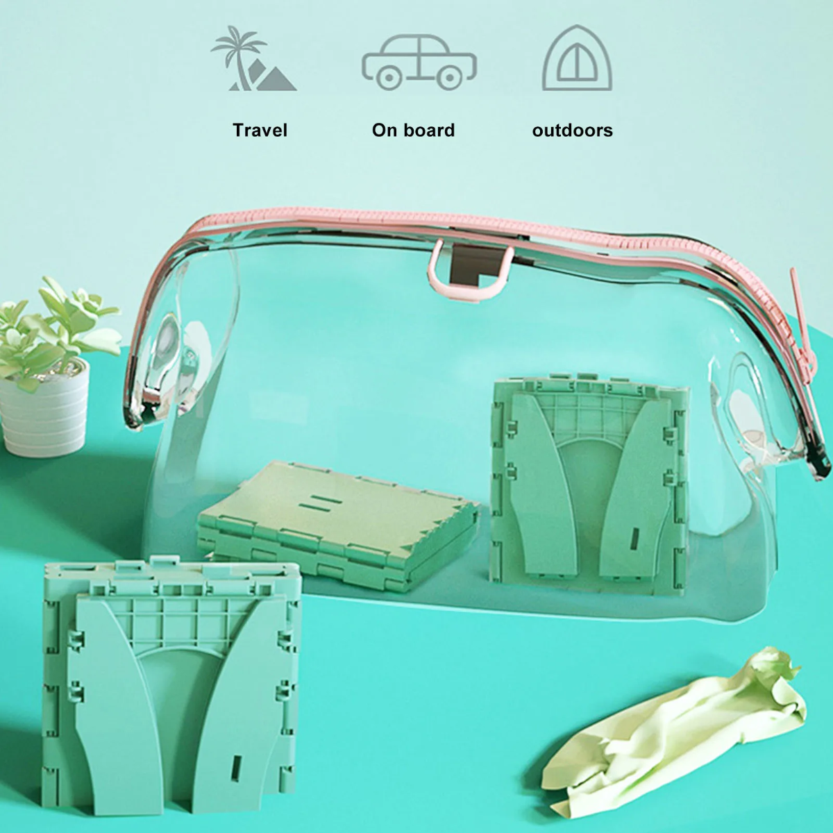 Foldable Portable Children's Potty Seat