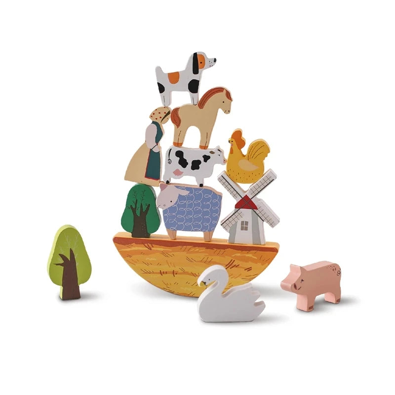 Wooden Montessori Sensory Stacking Toys