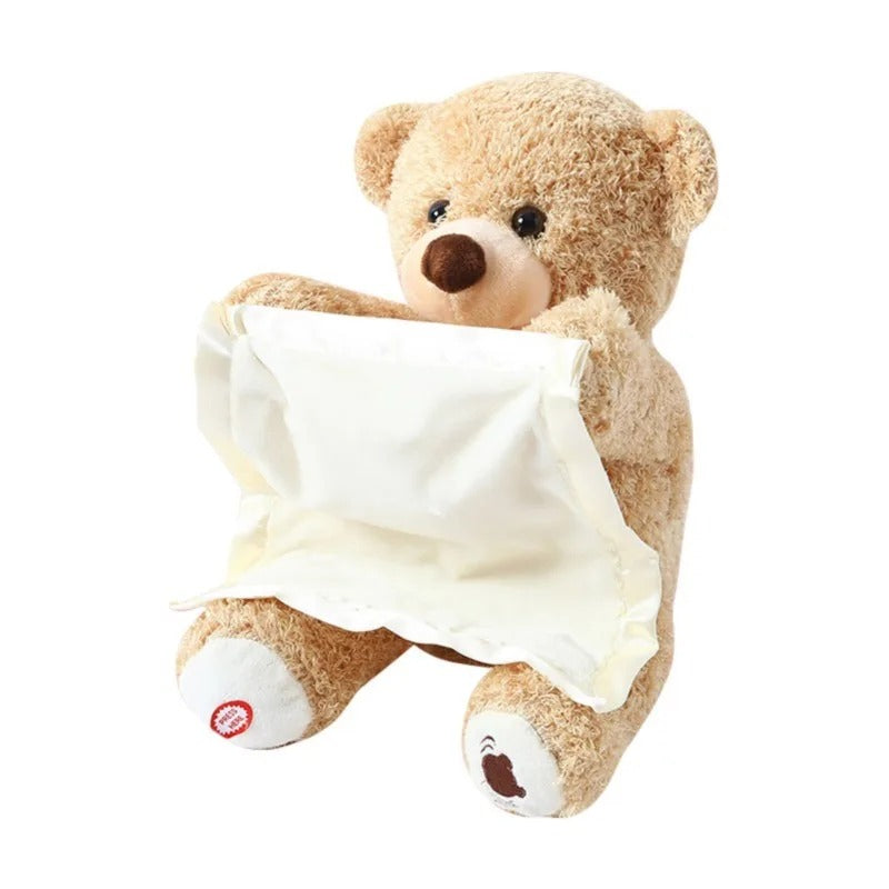 Peekaboo Musical Plush Bear Toy for Babies