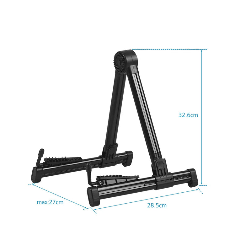 Professional Electric Guitar Stand Universal Folding Electric Acoustic Bass Stand A-Frame Musical Rack Holder Guitar Accessories