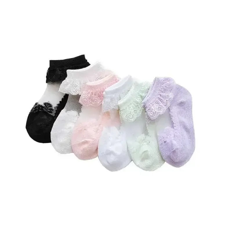 Baby Lace Socks for Crawling and First Steps
