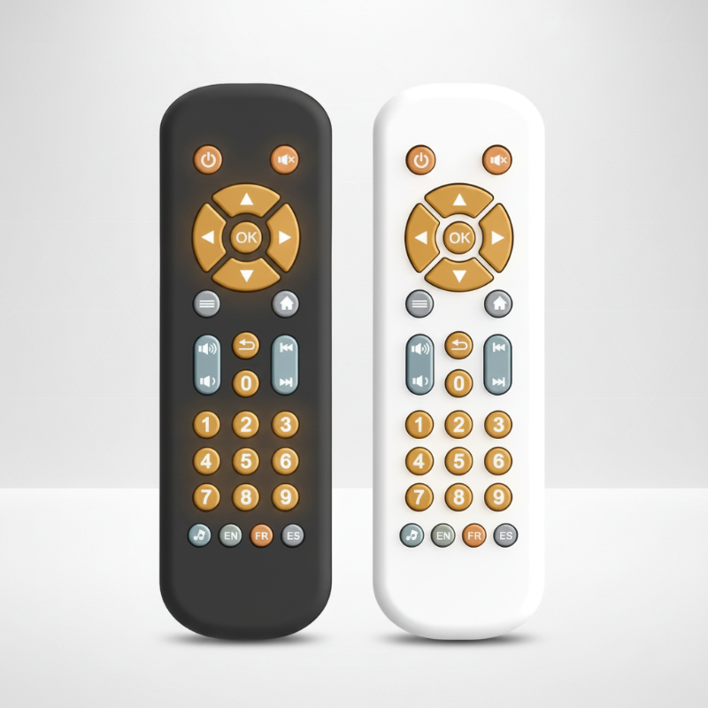 Kids learning remote toy designed for interactive early play