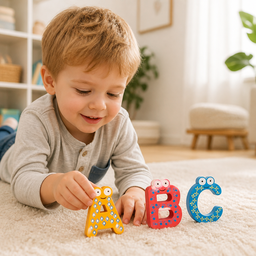 Magnetic Wooden Alphabet Letters