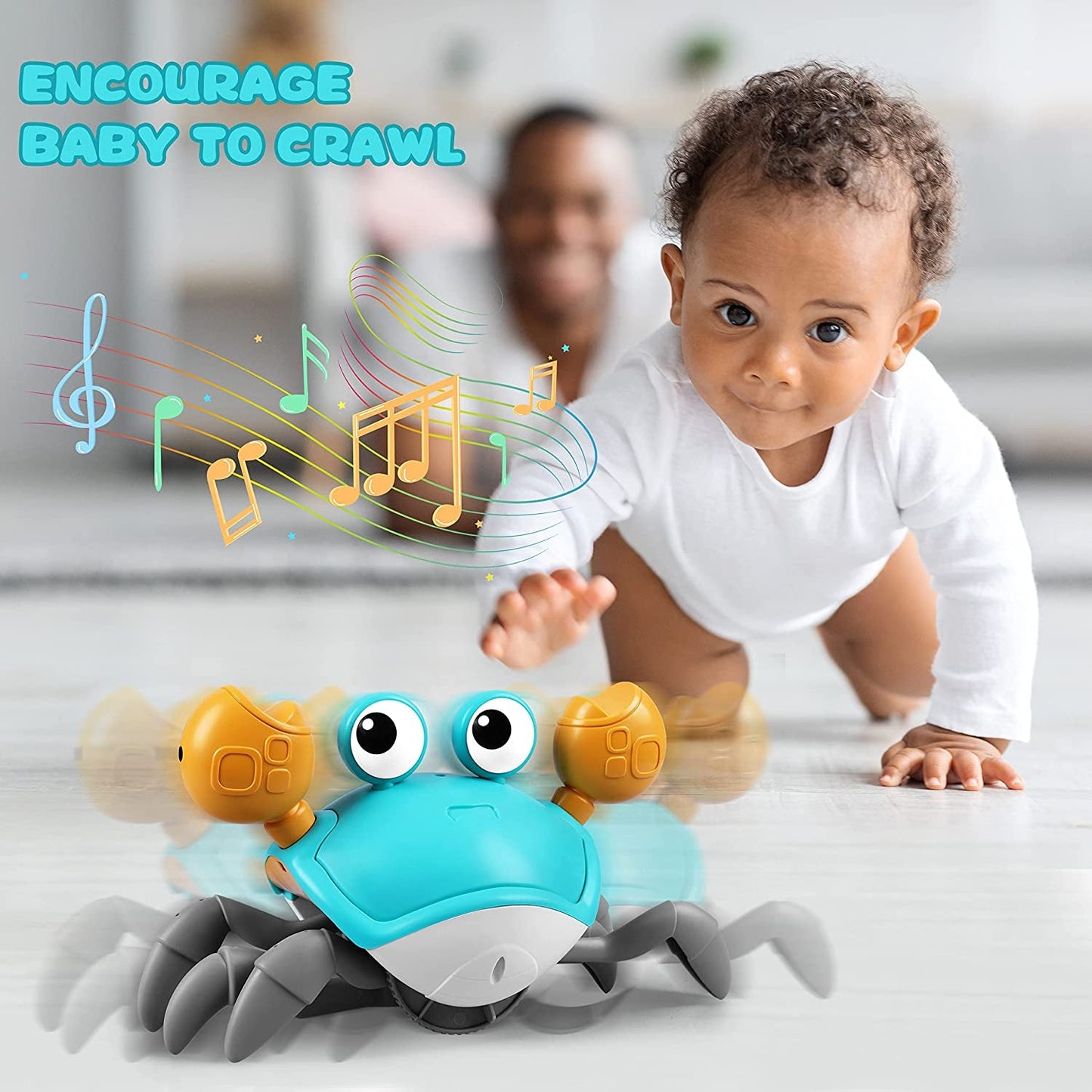 Interactive Dancing, Walking, Crawling Crab Toy