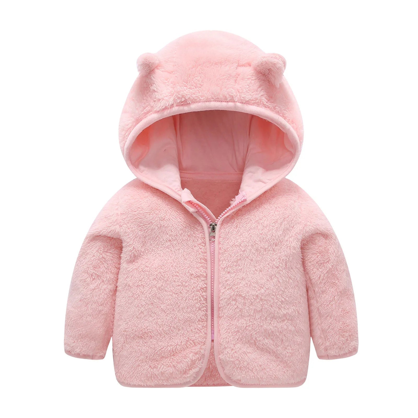 Soft Hooded Infant Winter Jacket For Babies 3-24 Months