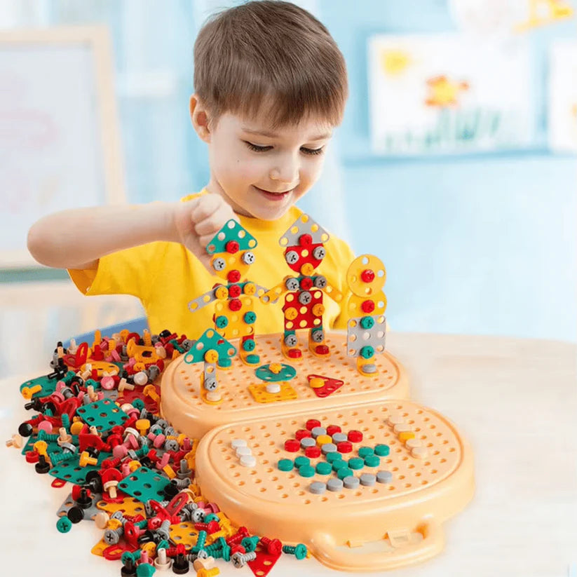 Montessori DIY Little Engineer Wooden Tool Box Set