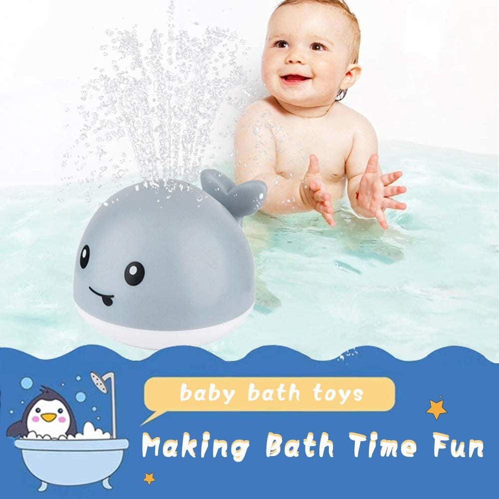 Baby Bath Light Up Whale Sprinkler