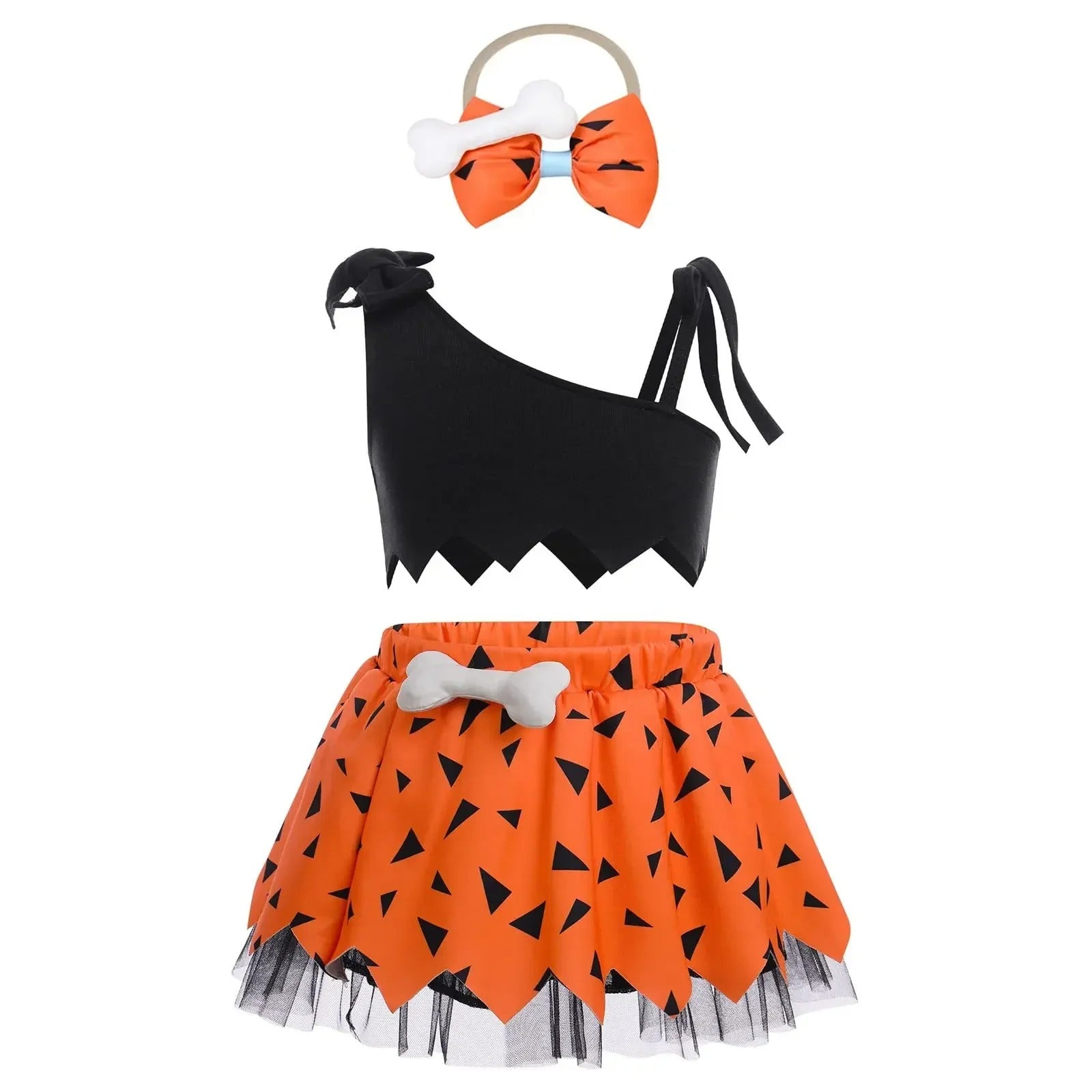 Kids Caveman Stone Age Costume Set
