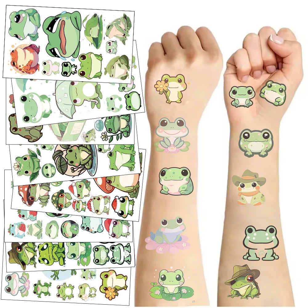 Dinosaur Stickers for Kids – 10 Pack Waterproof Body Art