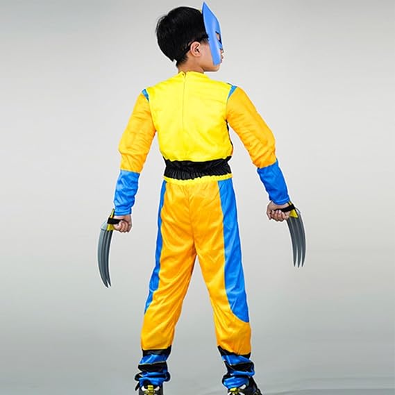 Kids Wolverine Superhero Cosplay Costume